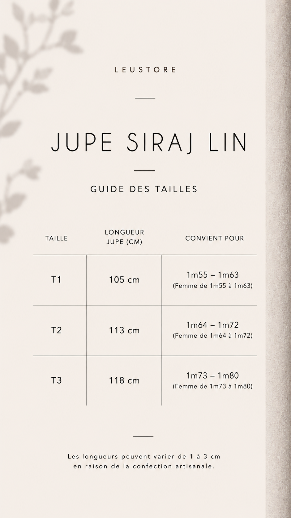 JUPE SIRAJ LIN